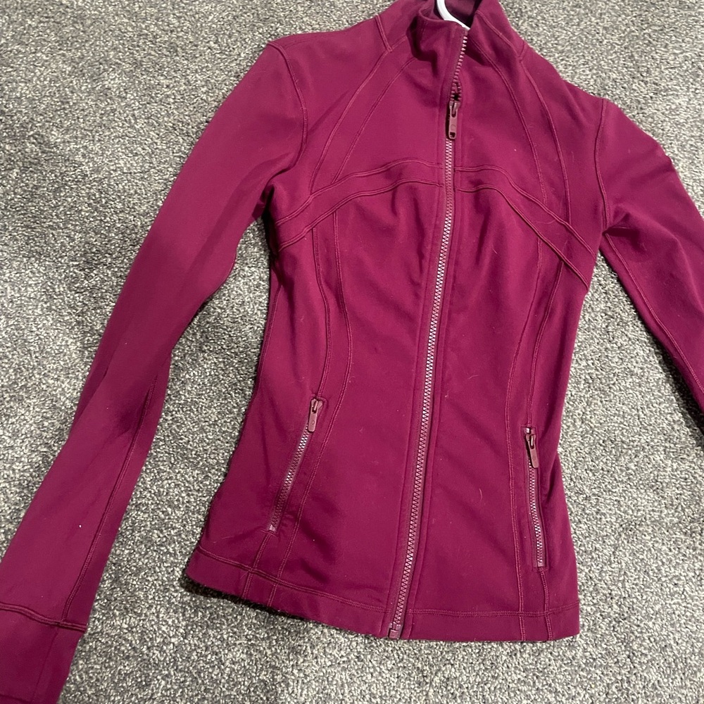 Lululemon Athletica Women's Burgundy Utility Jacket